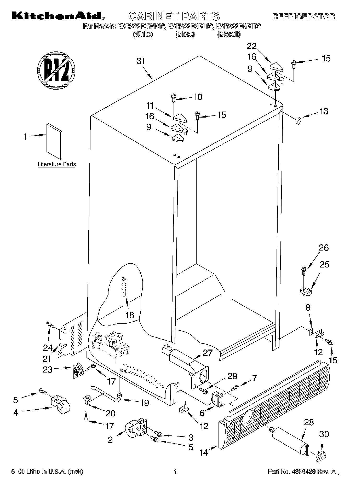 01 - CABINET, LITERATURE