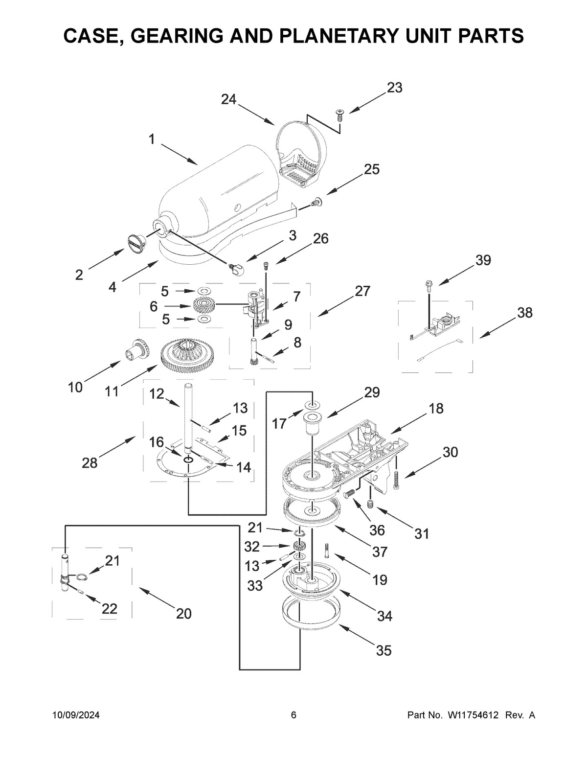 04 - CASE, GEARING AND PLANETARY UNIT PARTS