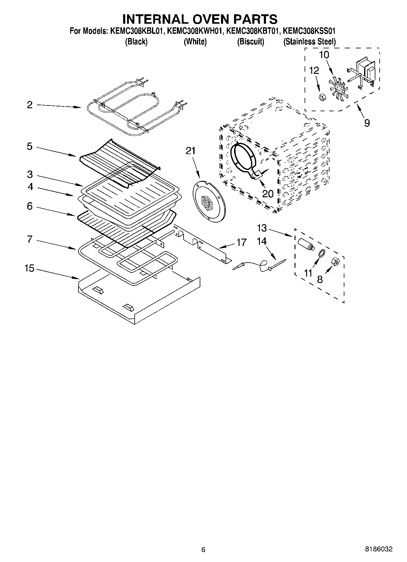 05 - INTERNAL OVEN PARTS