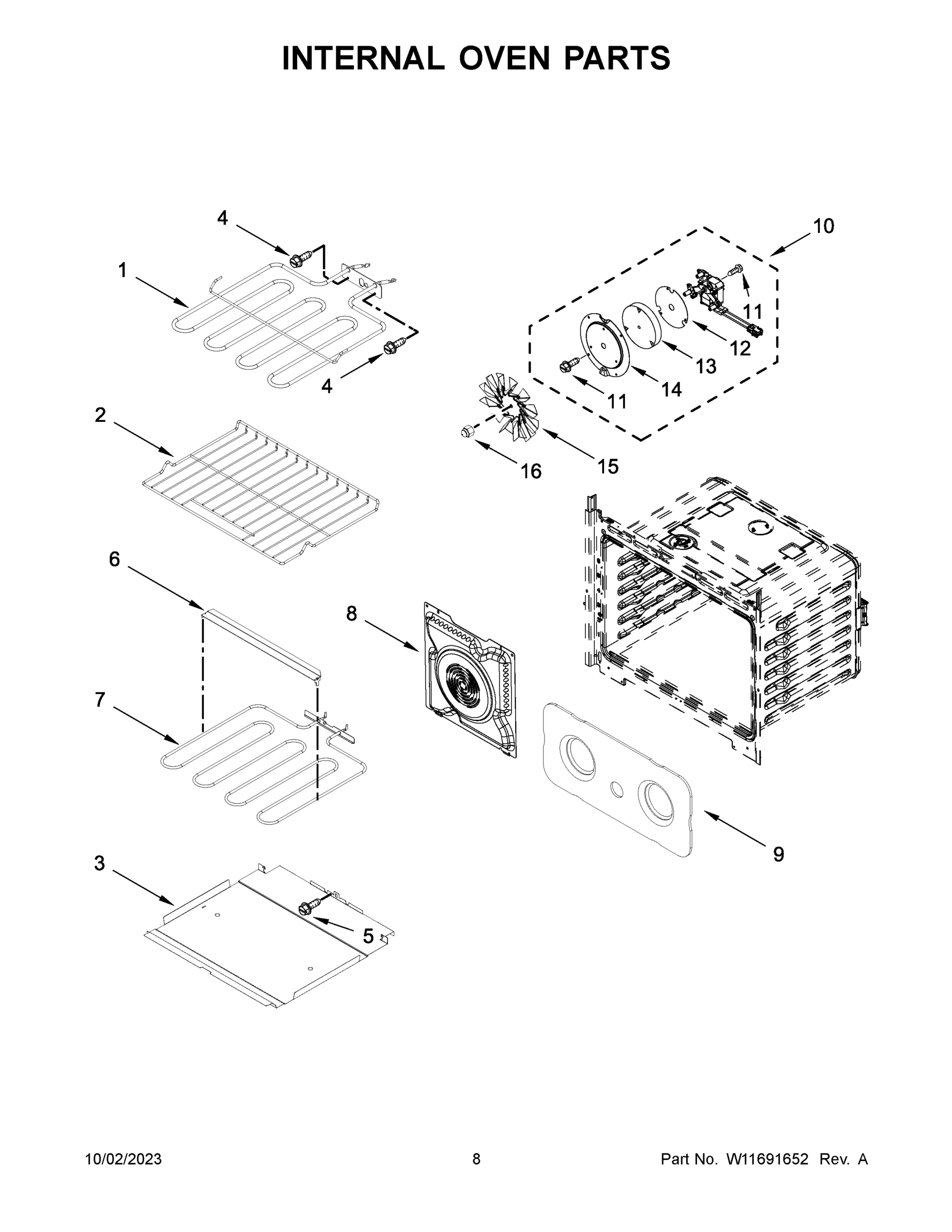 05 - INTERNAL OVEN PARTS