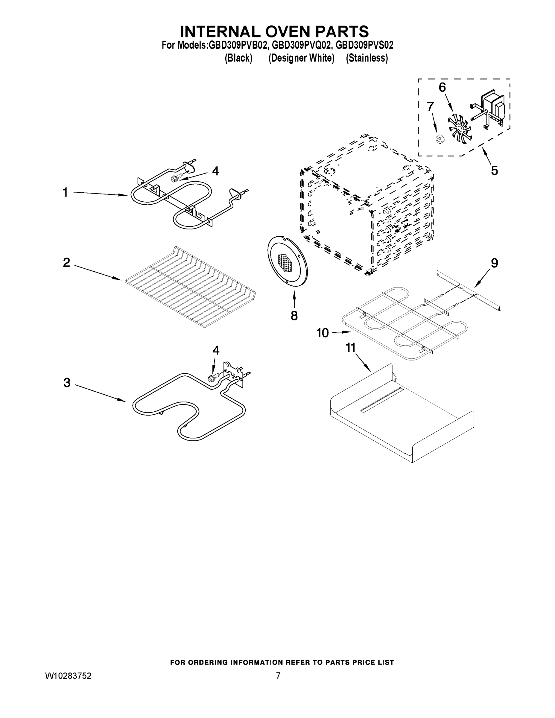 05 - INTERNAL OVEN PARTS