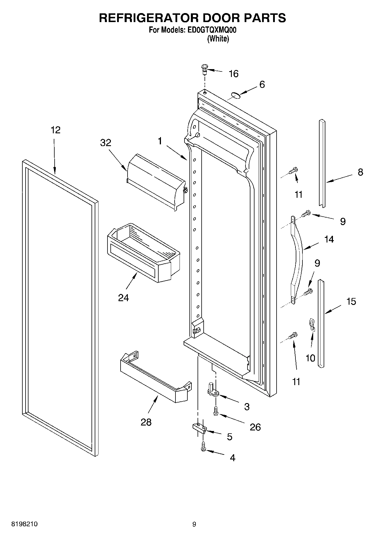 06 - REFRIGERATOR DOOR PARTS