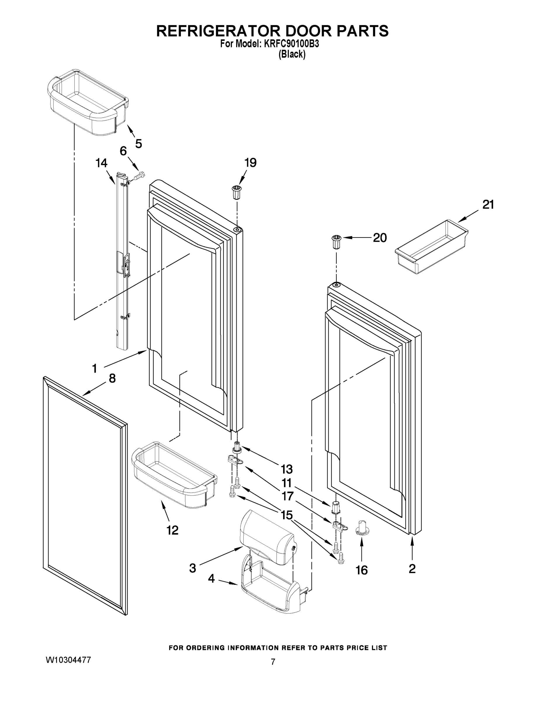 04 - REFRIGERATOR DOOR PARTS