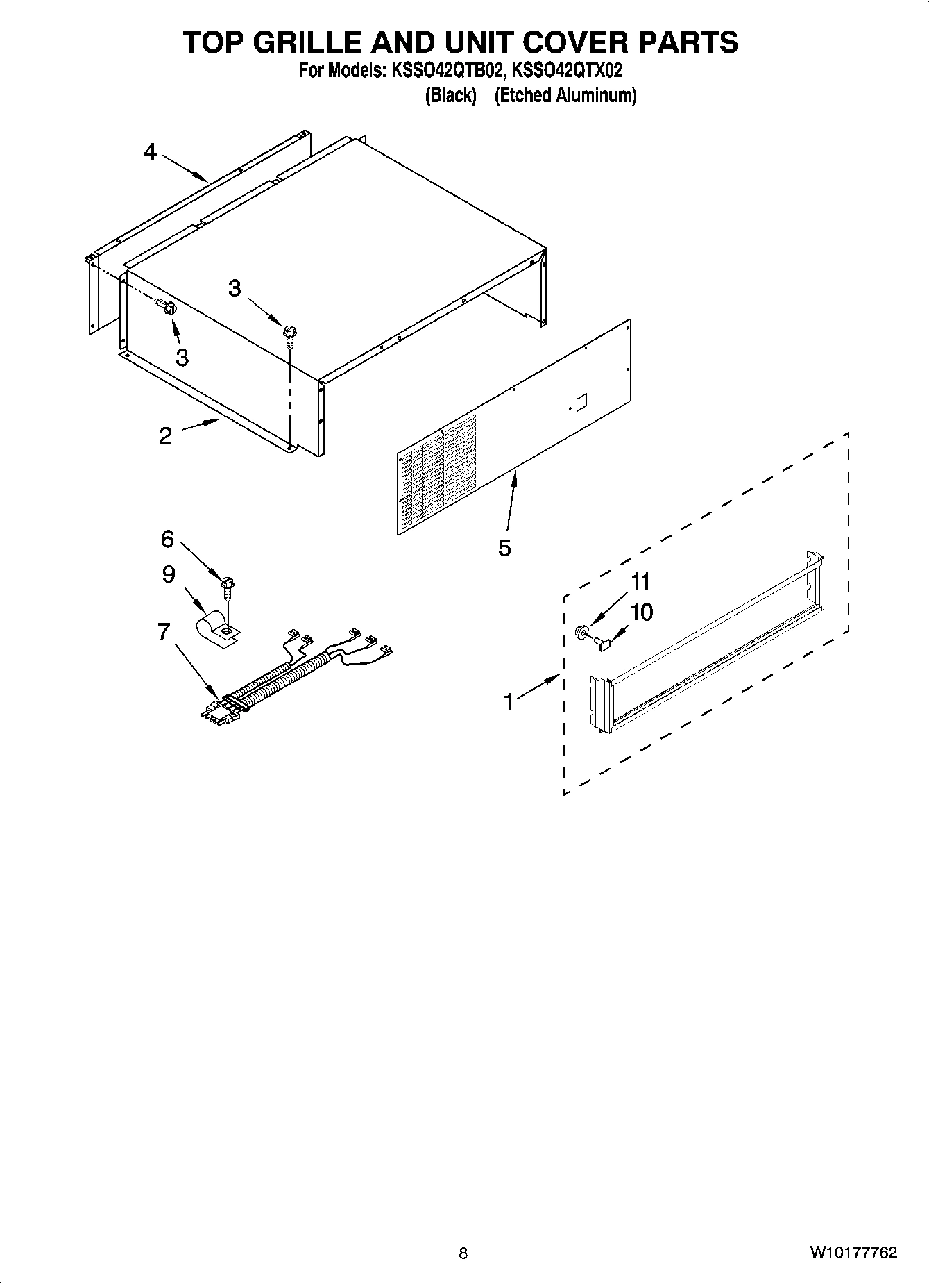 06 - TOP GRILLE AND UNIT COVER PARTS