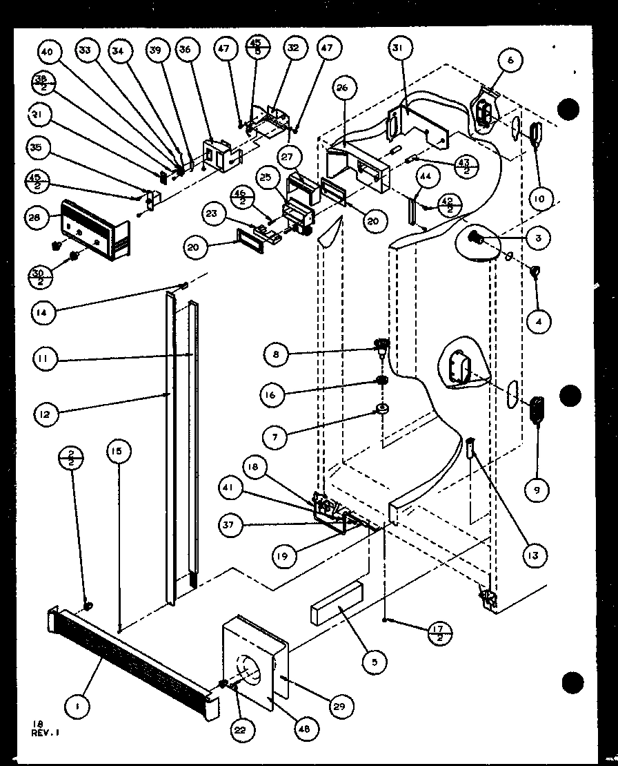 13 - REF/FZ CONTROLS AND CABINET PART
