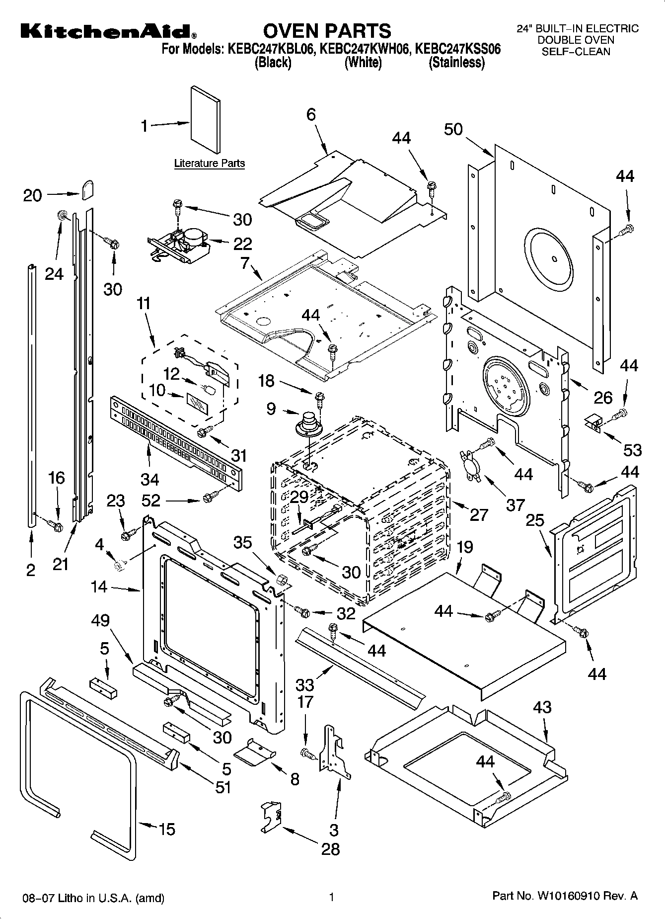 01 - OVEN PARTS