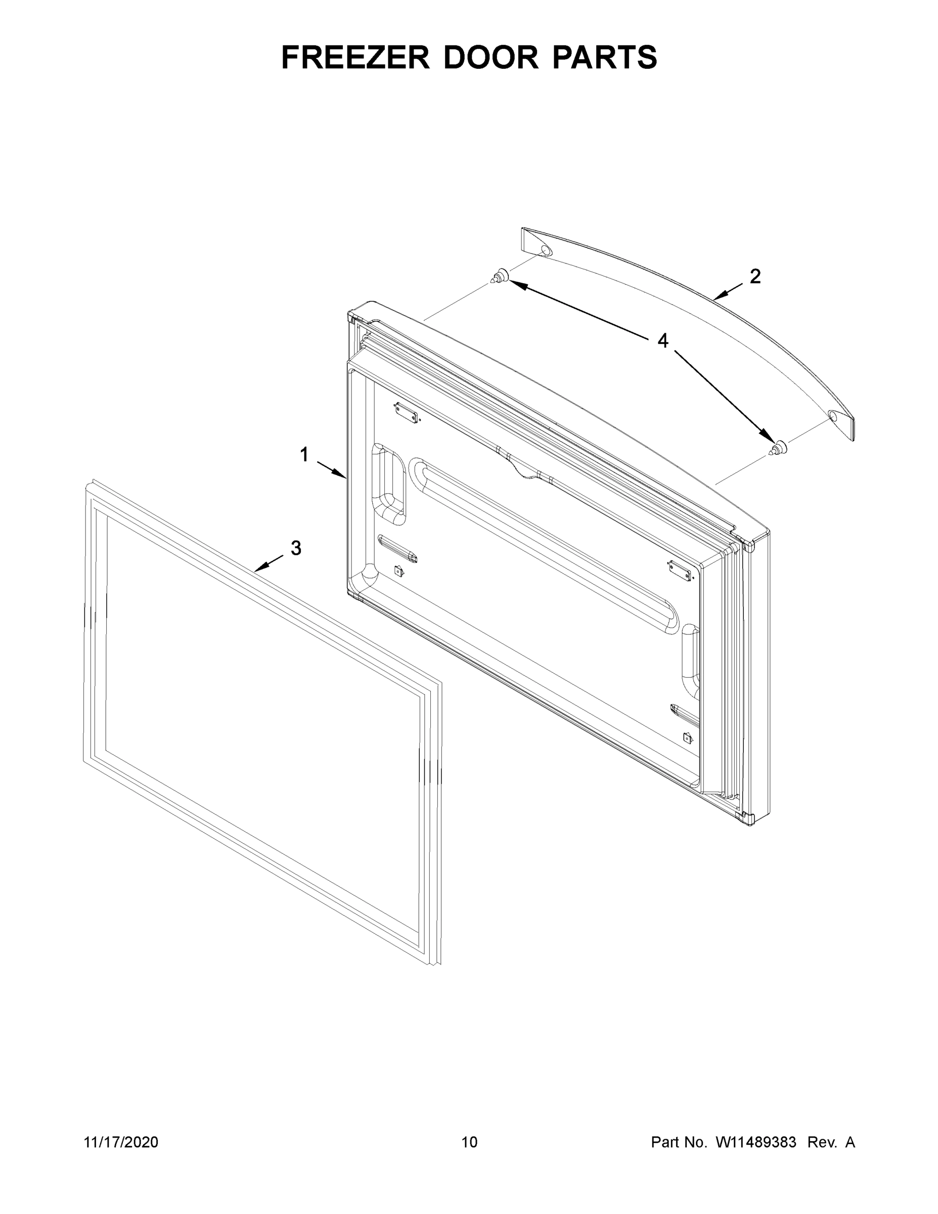 06 - FREEZER DOOR PARTS