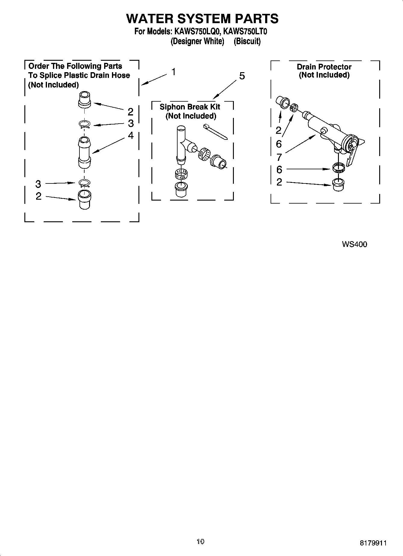 07 - WATER SYSTEM PARTS