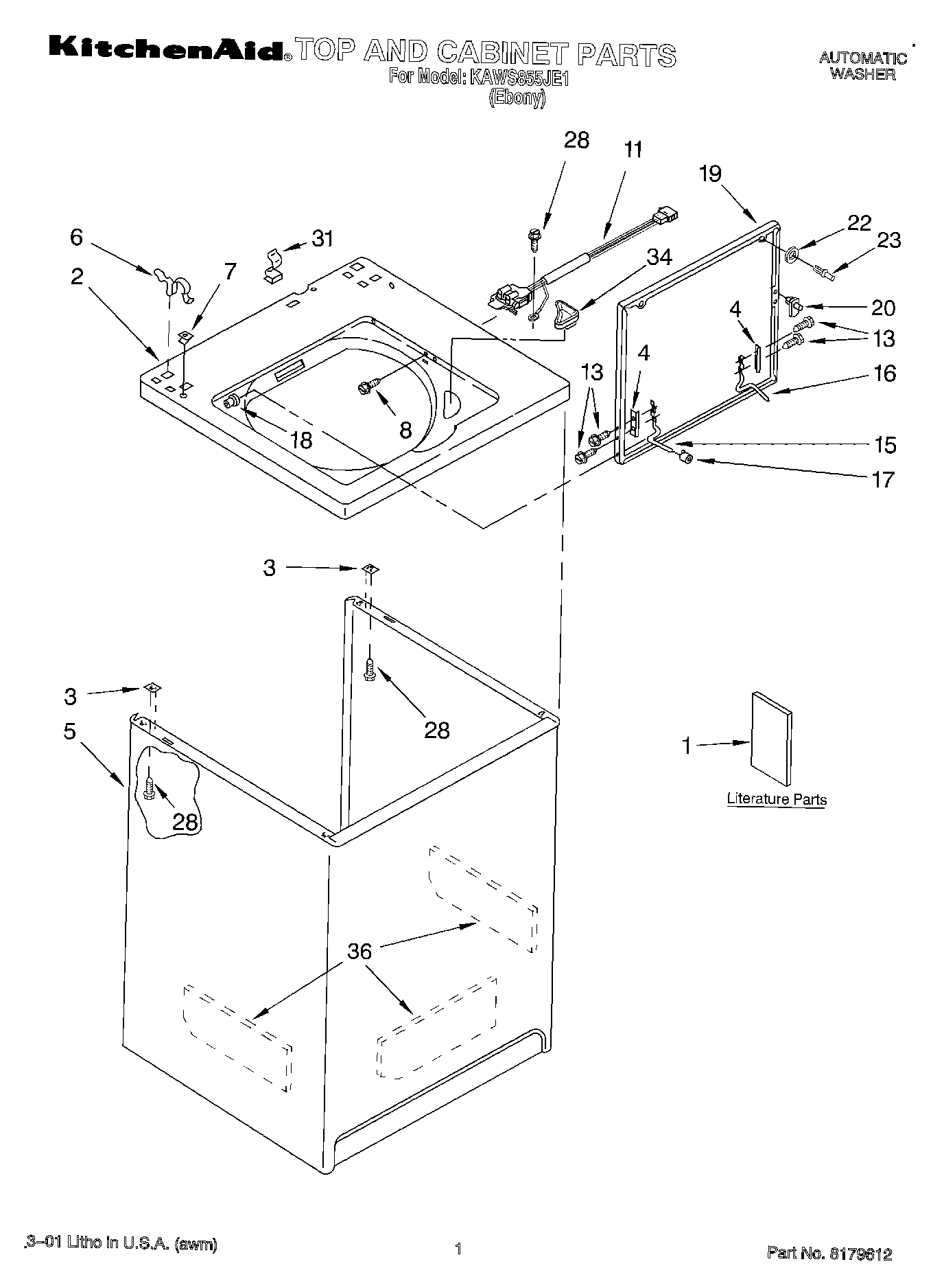 01 - TOP AND CABINET, LITERATURE