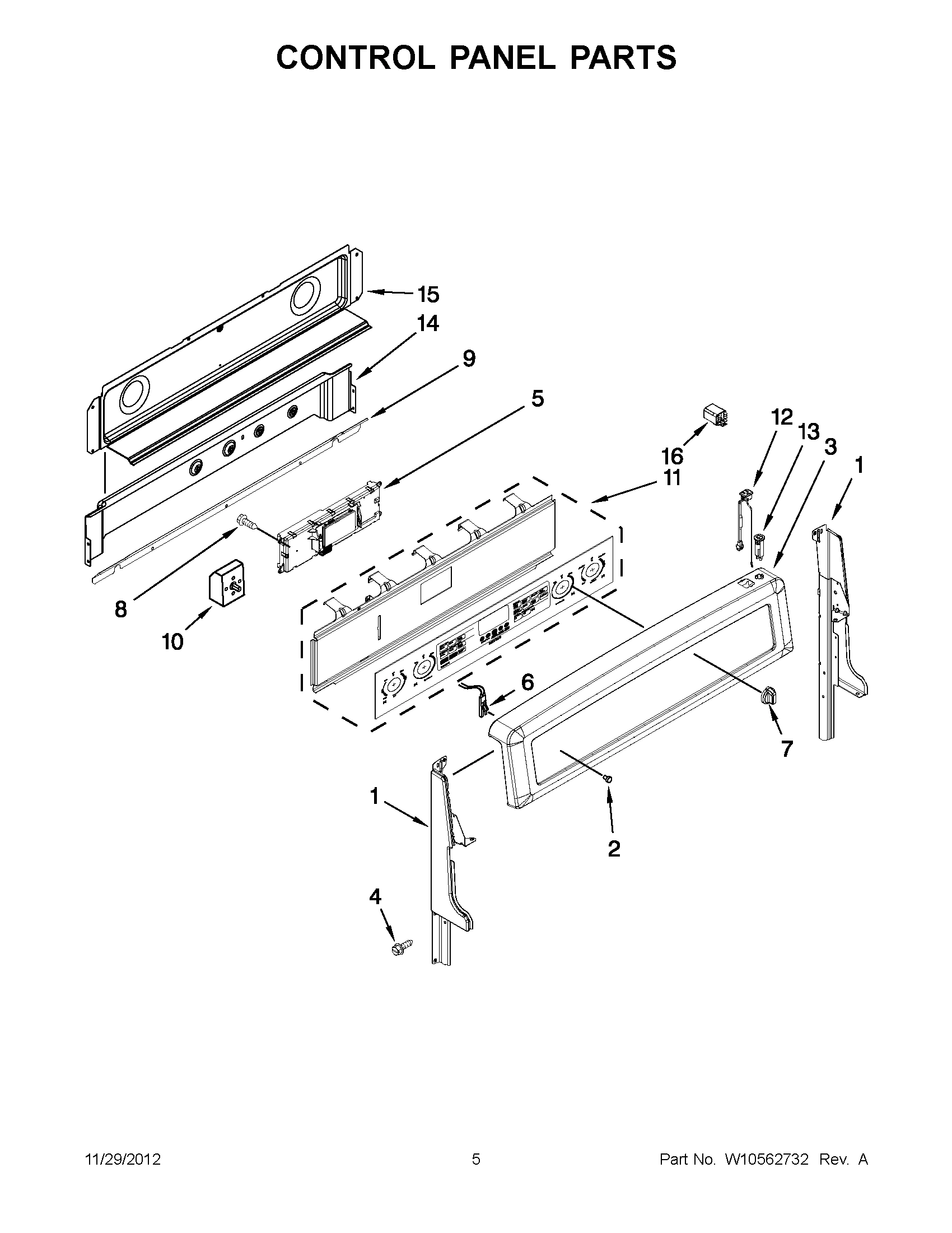 02 - CONTROL PANEL PARTS