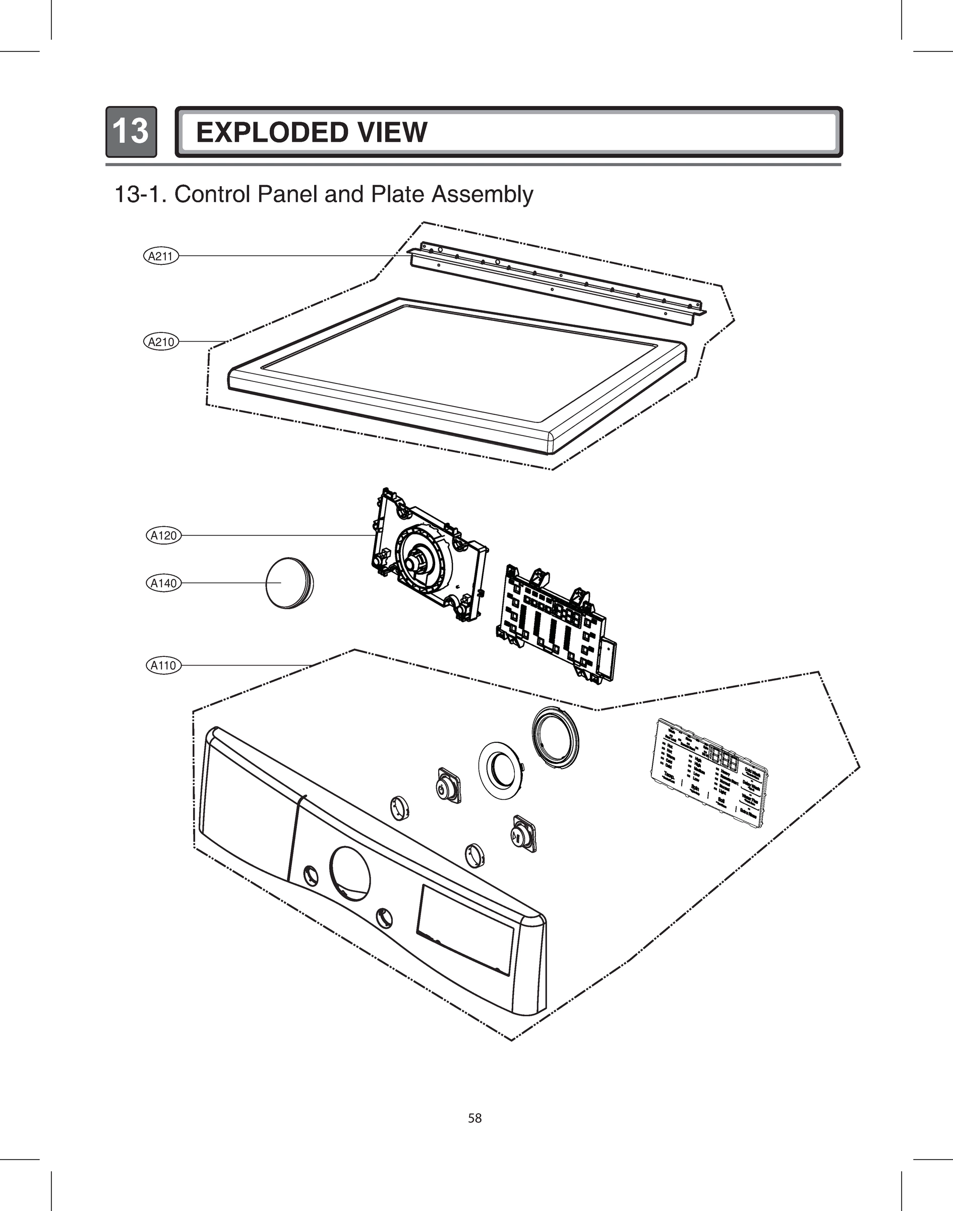 CONTROL PANEL AND PLATE ASSEMBLY