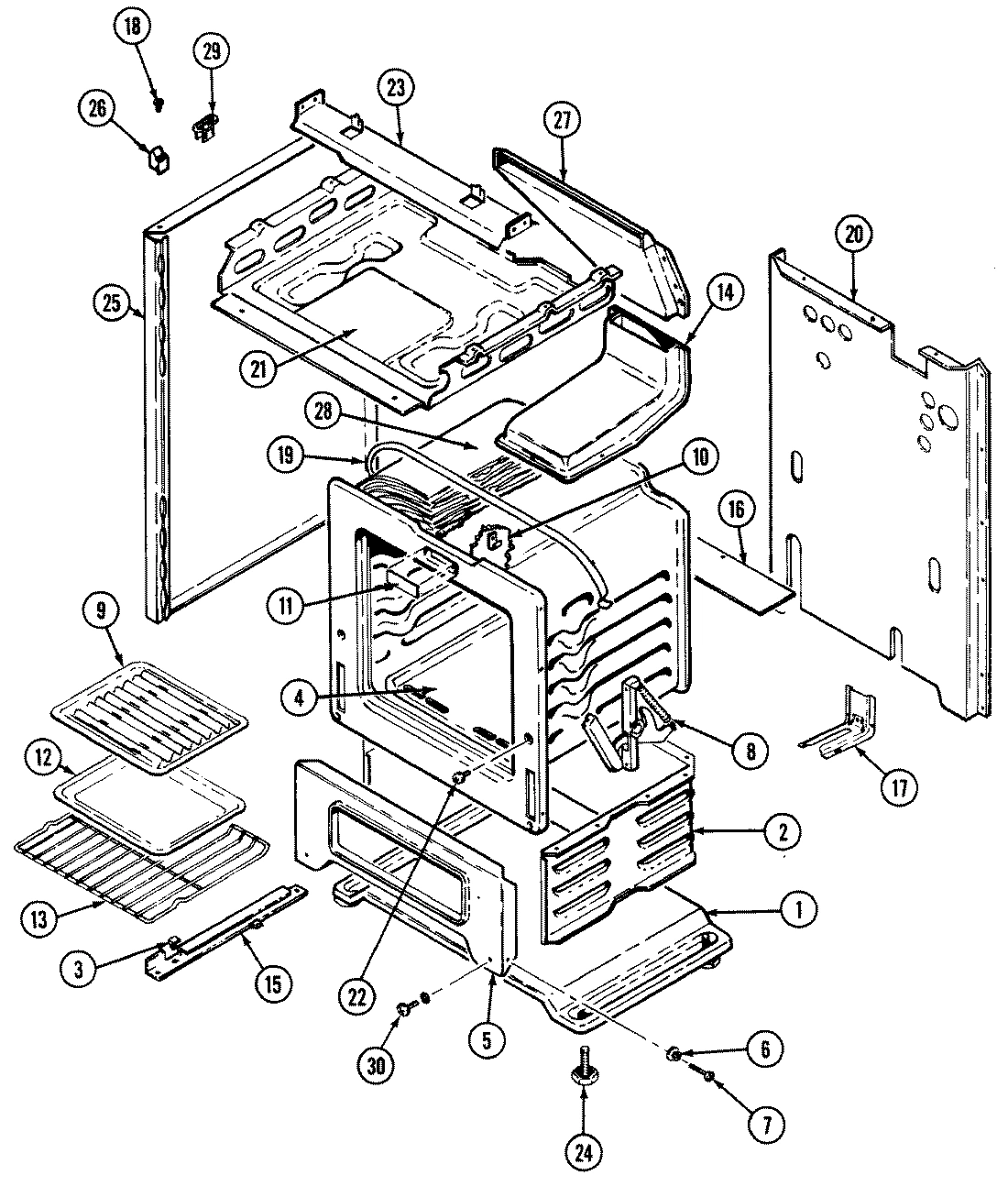 01 - BODY/OVEN