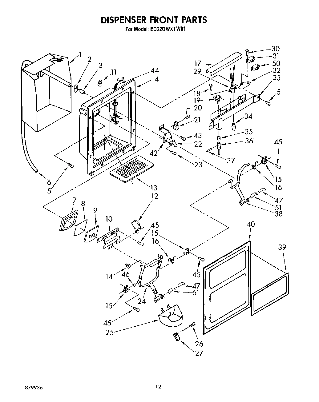 09 - DISPENSER FRONT