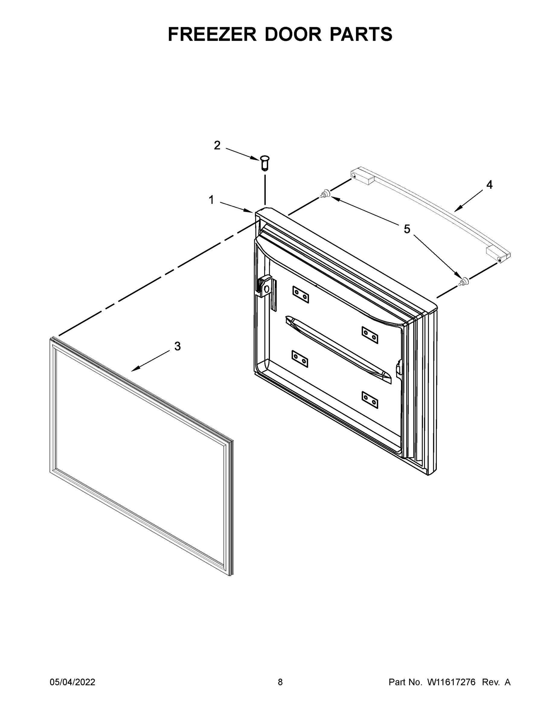05 - FREEZER DOOR PARTS