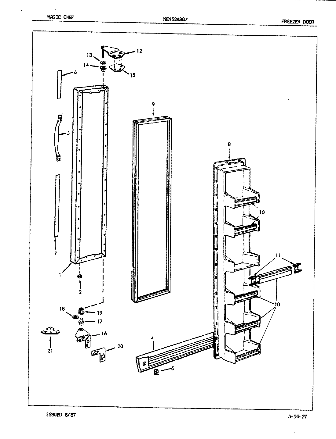 02 - FREEZER DOOR