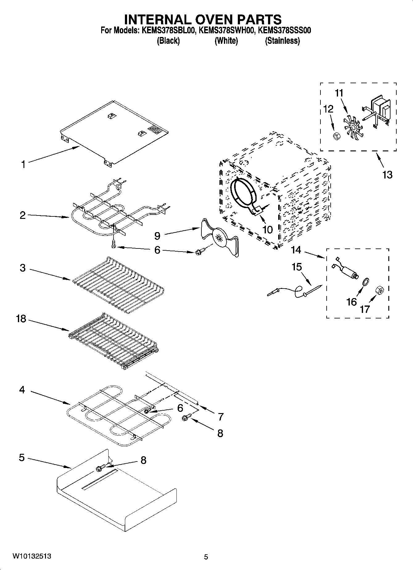04 - INTERNAL OVEN PARTS