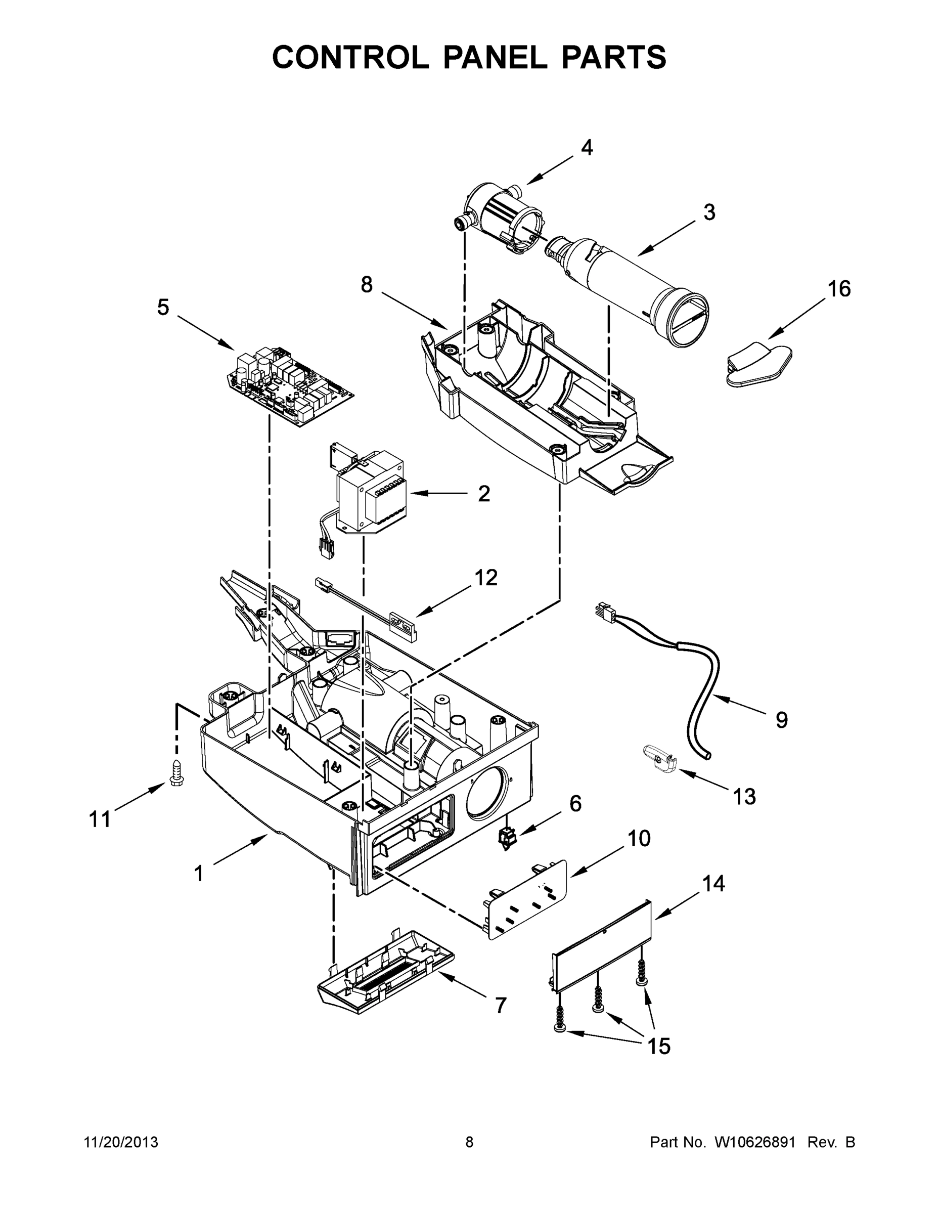 05 - CONTROL PANEL PARTS