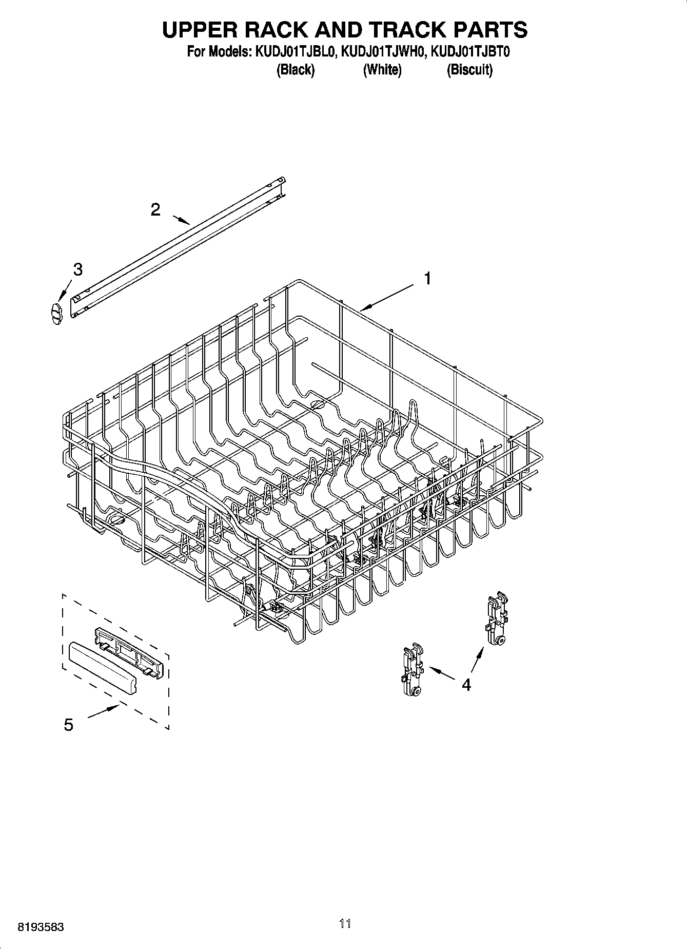 09 - UPPER RACK AND TRACK PARTS