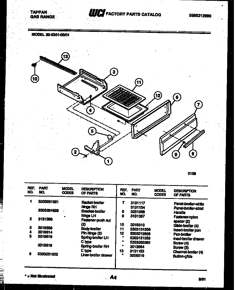 04 - BROILER DRAWER PARTS