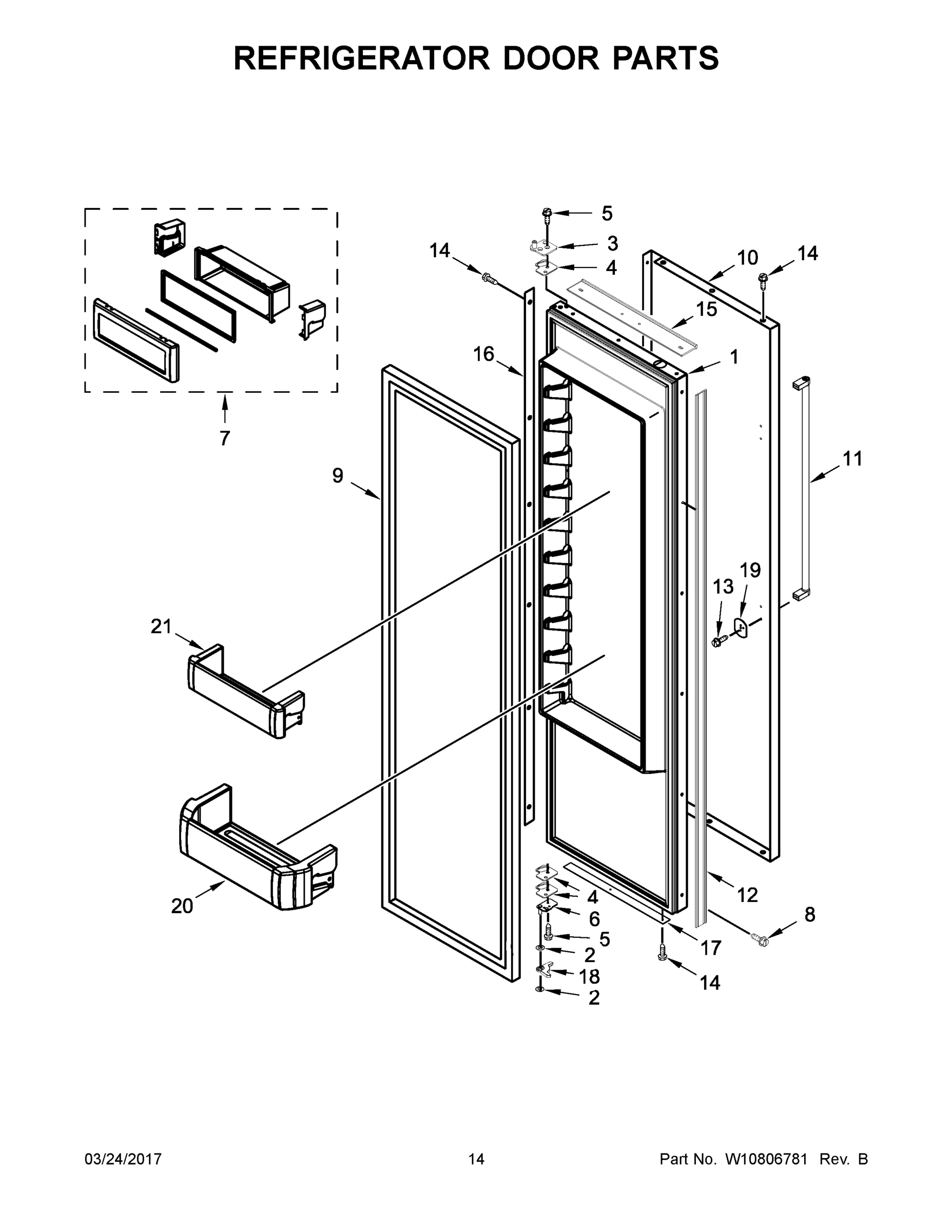 08 - REFRIGERATOR DOOR PARTS