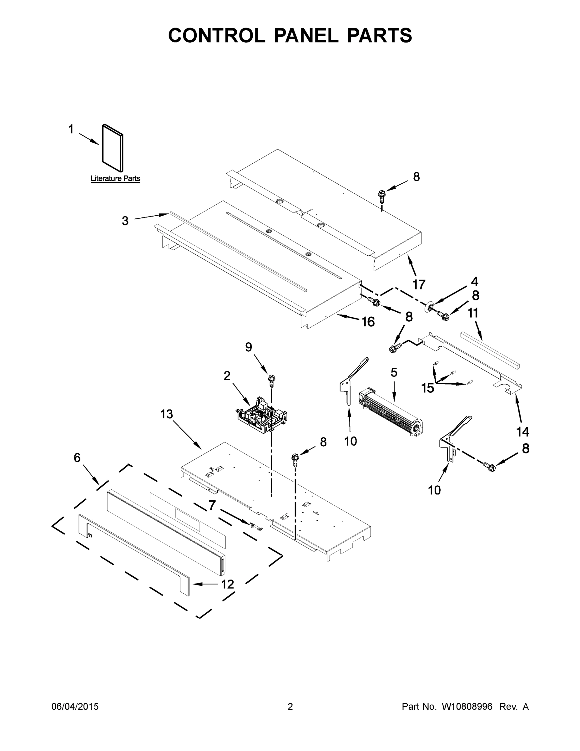 02 - CONTROL PANEL PARTS