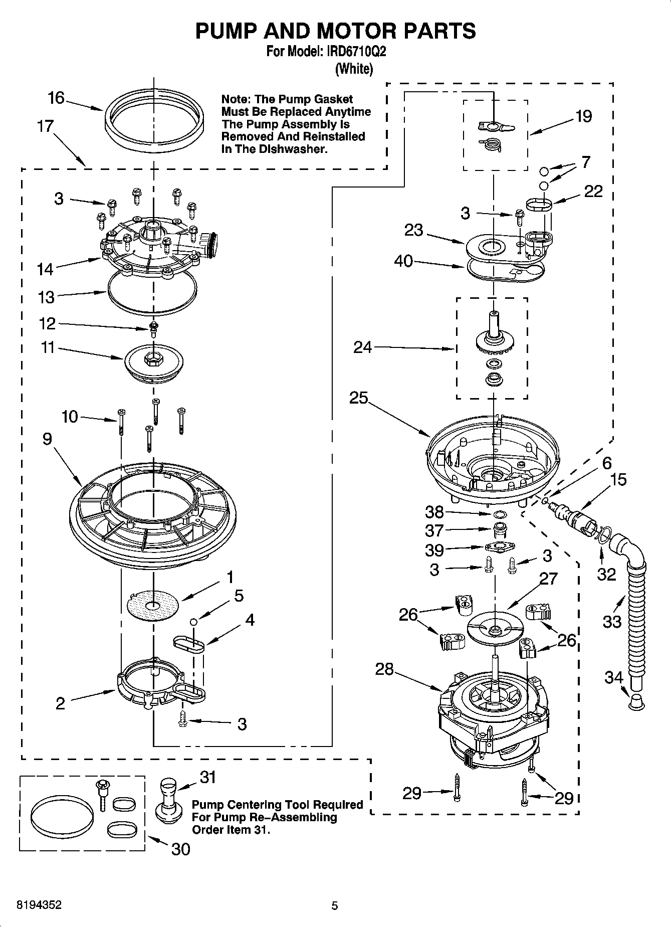 04 - PUMP AND MOTOR PARTS