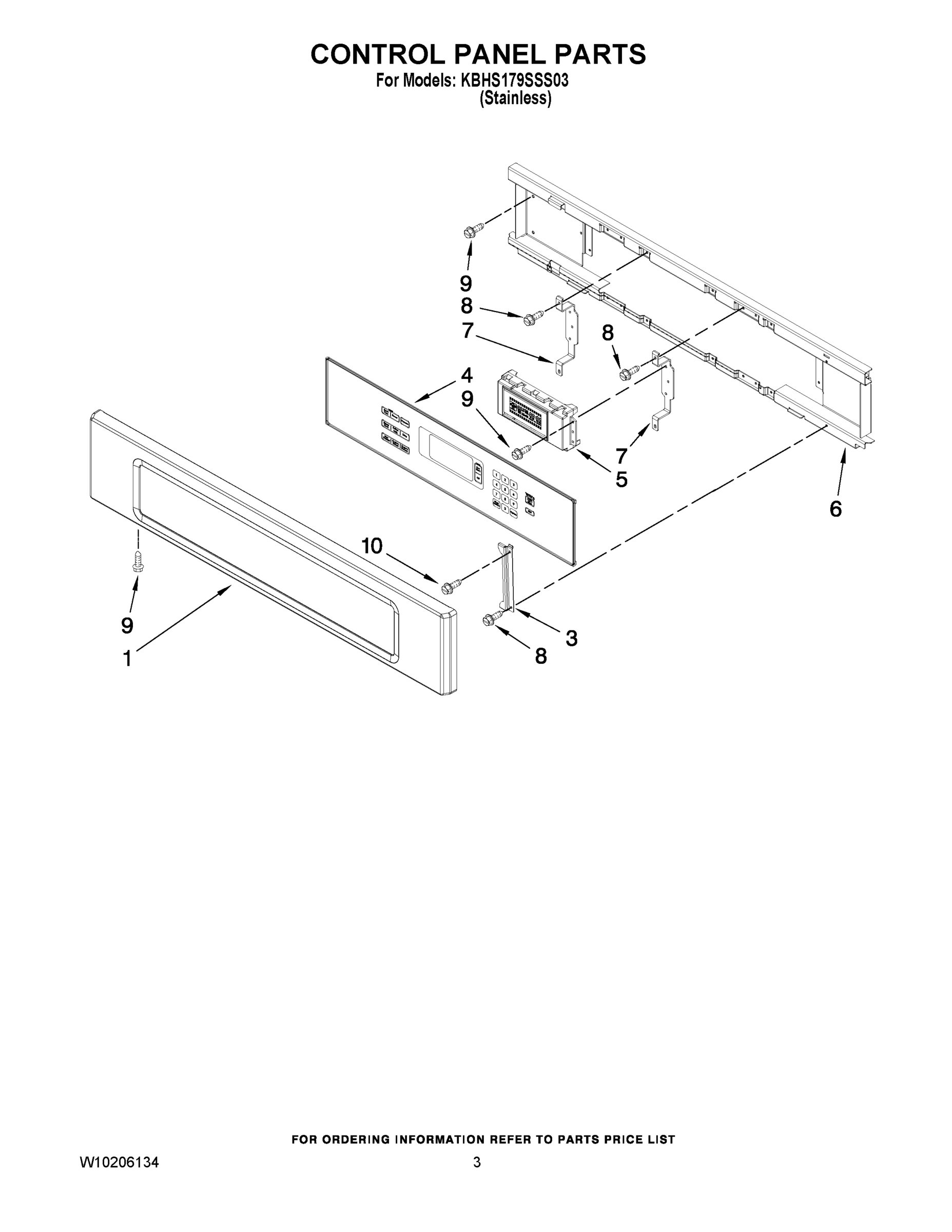 02 - CONTROL PANEL PARTS