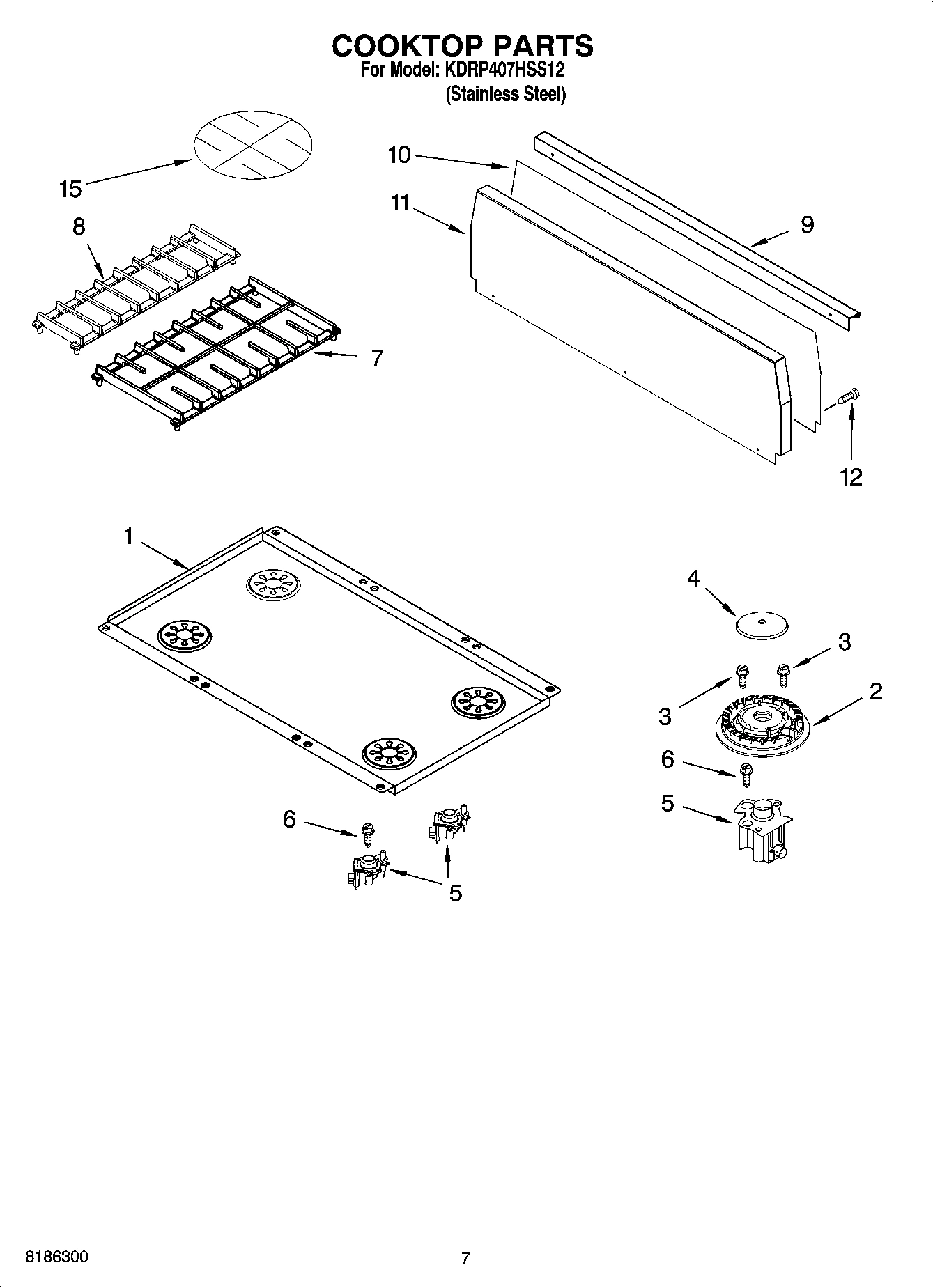 06 - COOKTOP PARTS