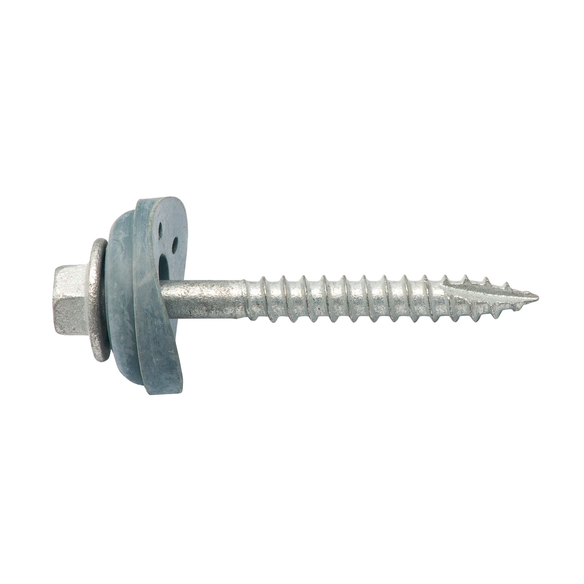 ZENITH® 12G x 50mm Class 3 Galvanised, External Hex Drive, Cladding & Roofing Screws with Seal – External Use – 250 Pack