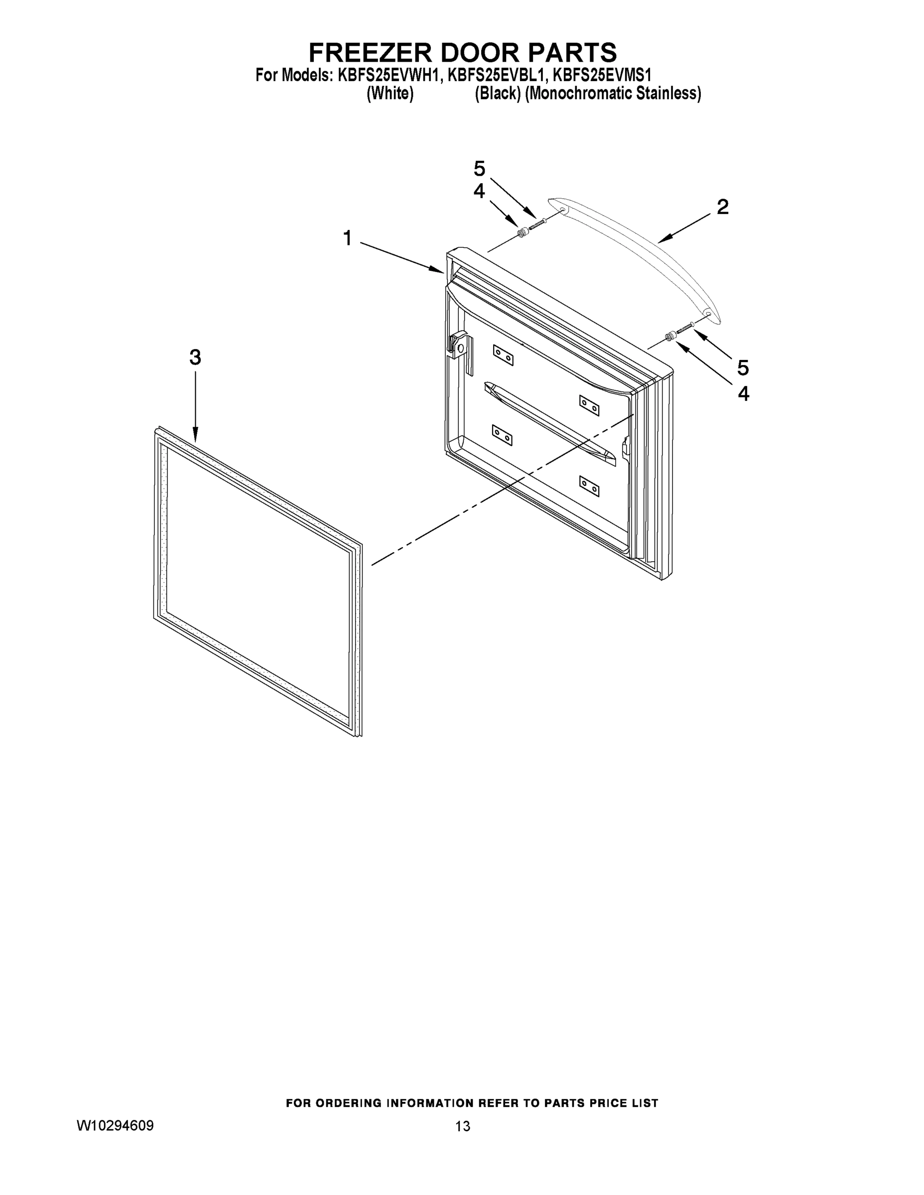 07 - FREEZER DOOR PARTS