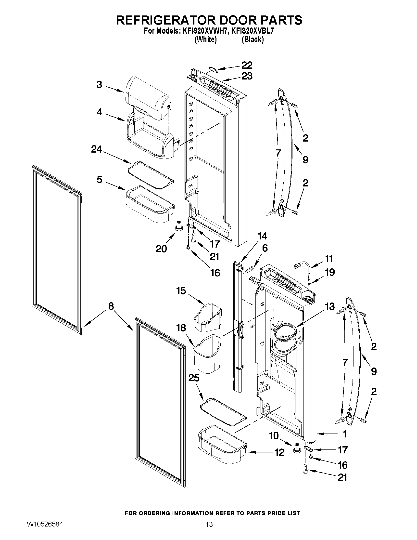 07 - REFRIGERATOR DOOR PARTS