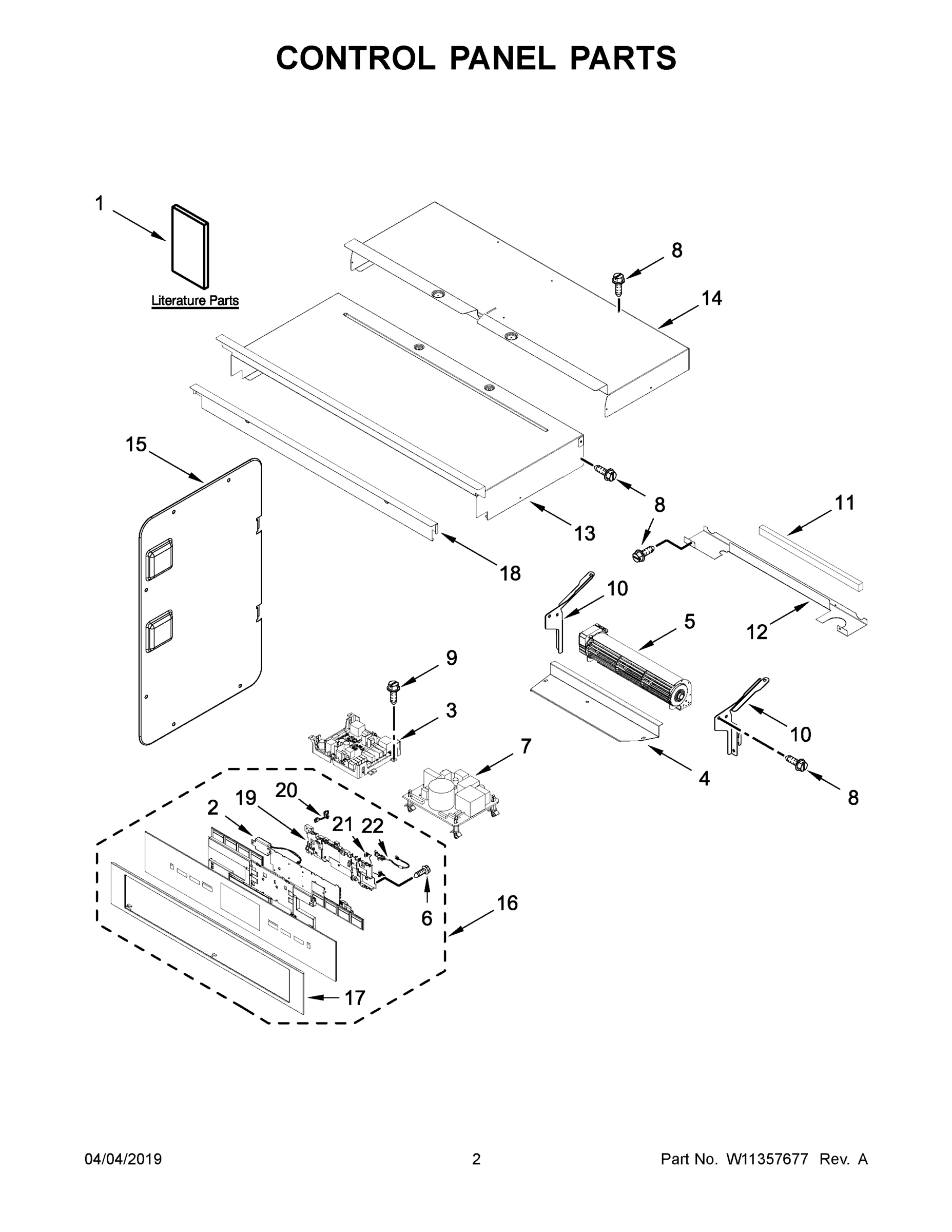 02 - CONTROL PANEL PARTS