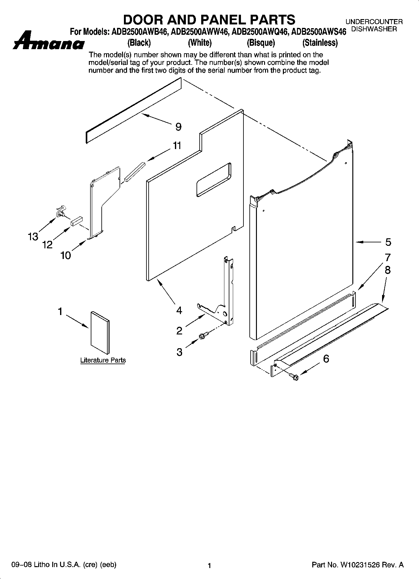 01 - DOOR AND PANEL PARTS