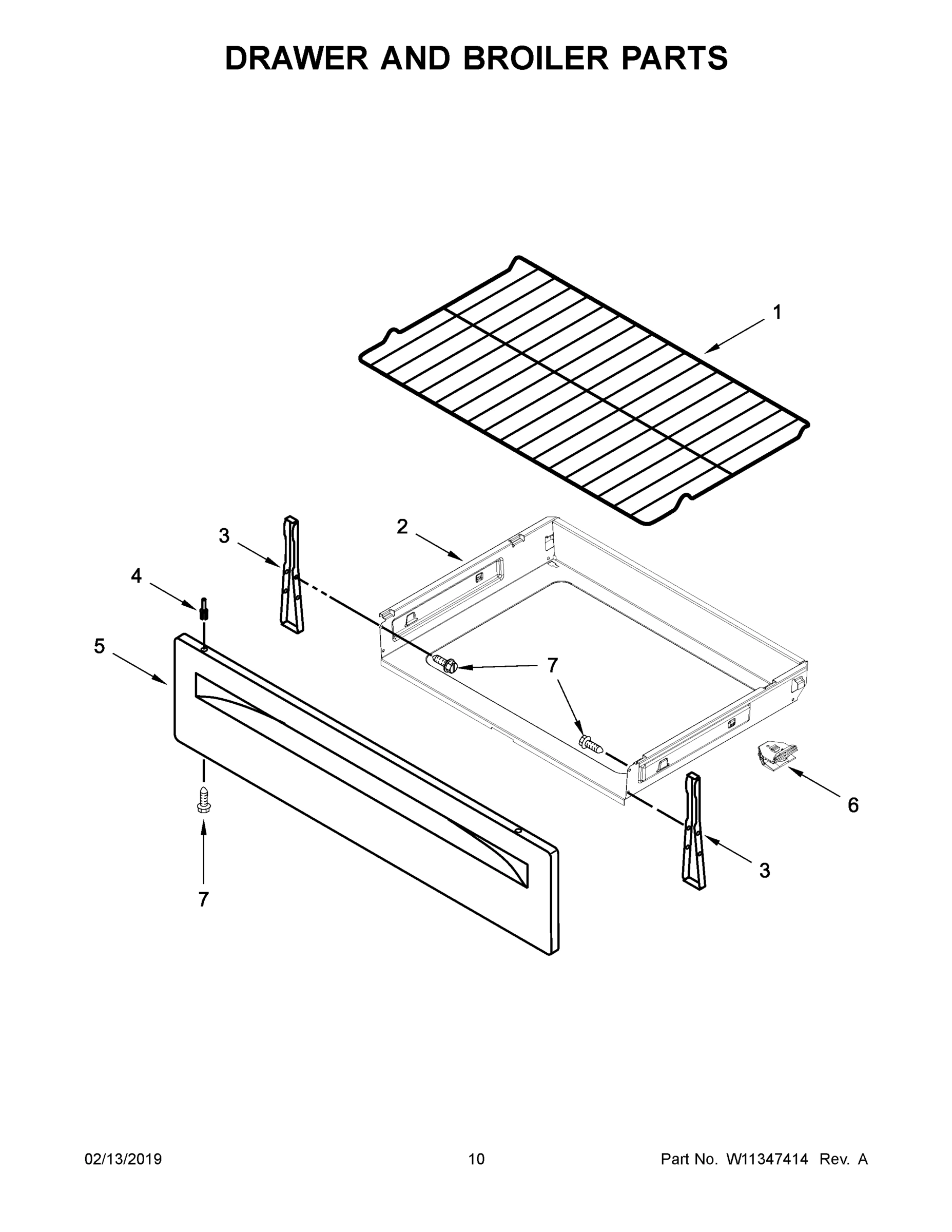 06 - DRAWER AND BROILER PARTS