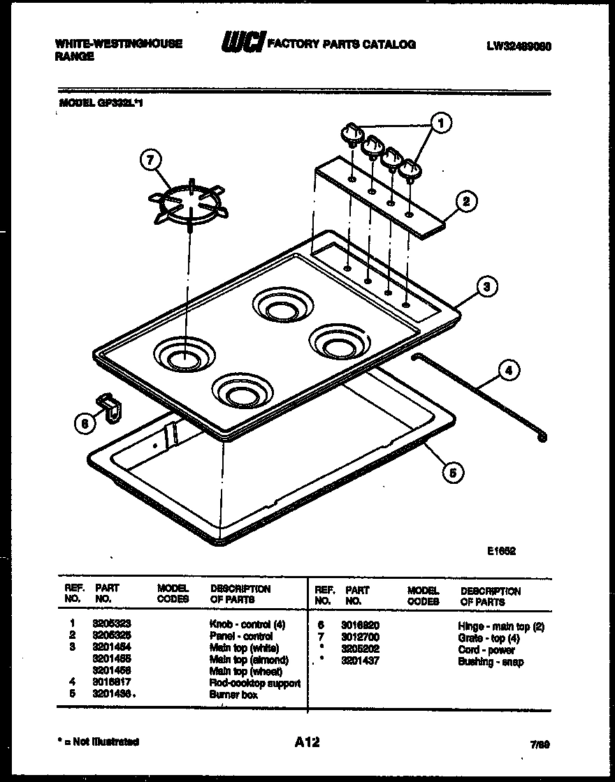 02 - COOKTOP PARTS