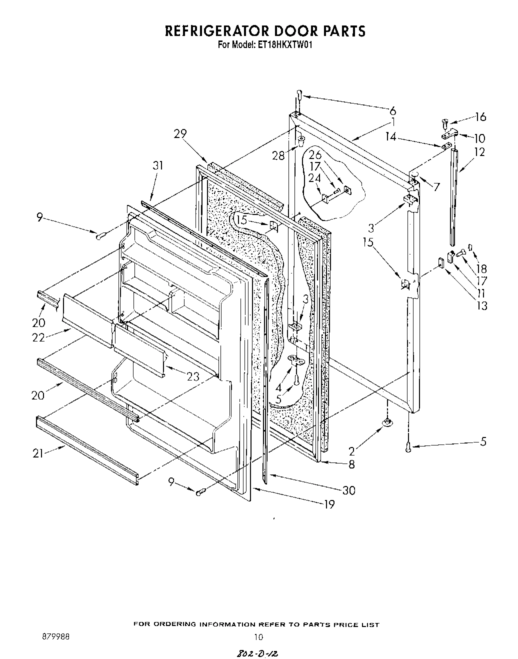 08 - REFRIGERATOR DOOR , LIT/OPTIONAL