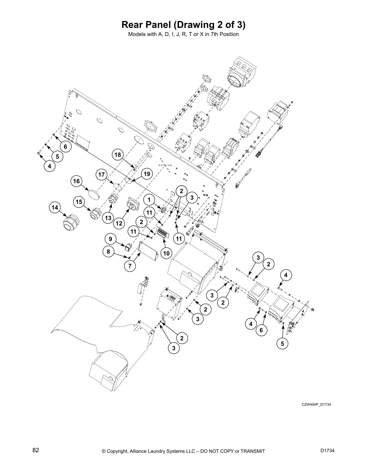 Rear Panel (Drawing 2 of 3)