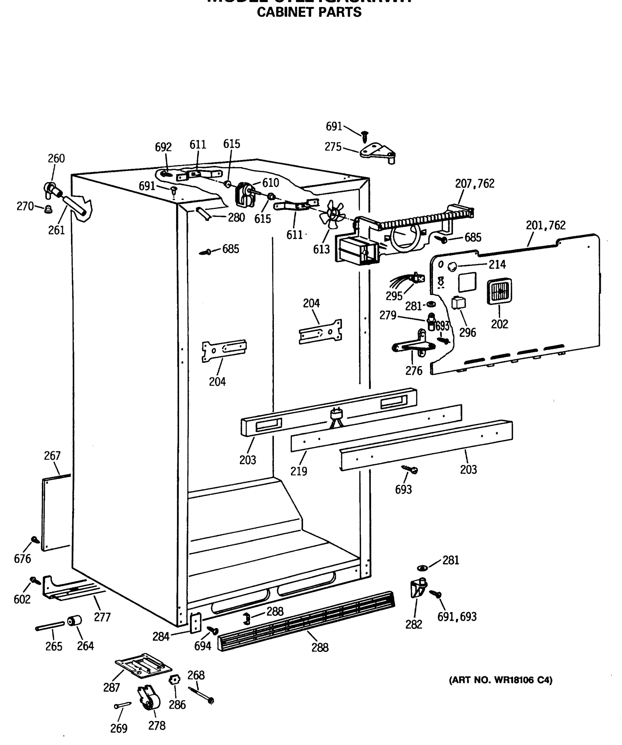 CABINET PARTS