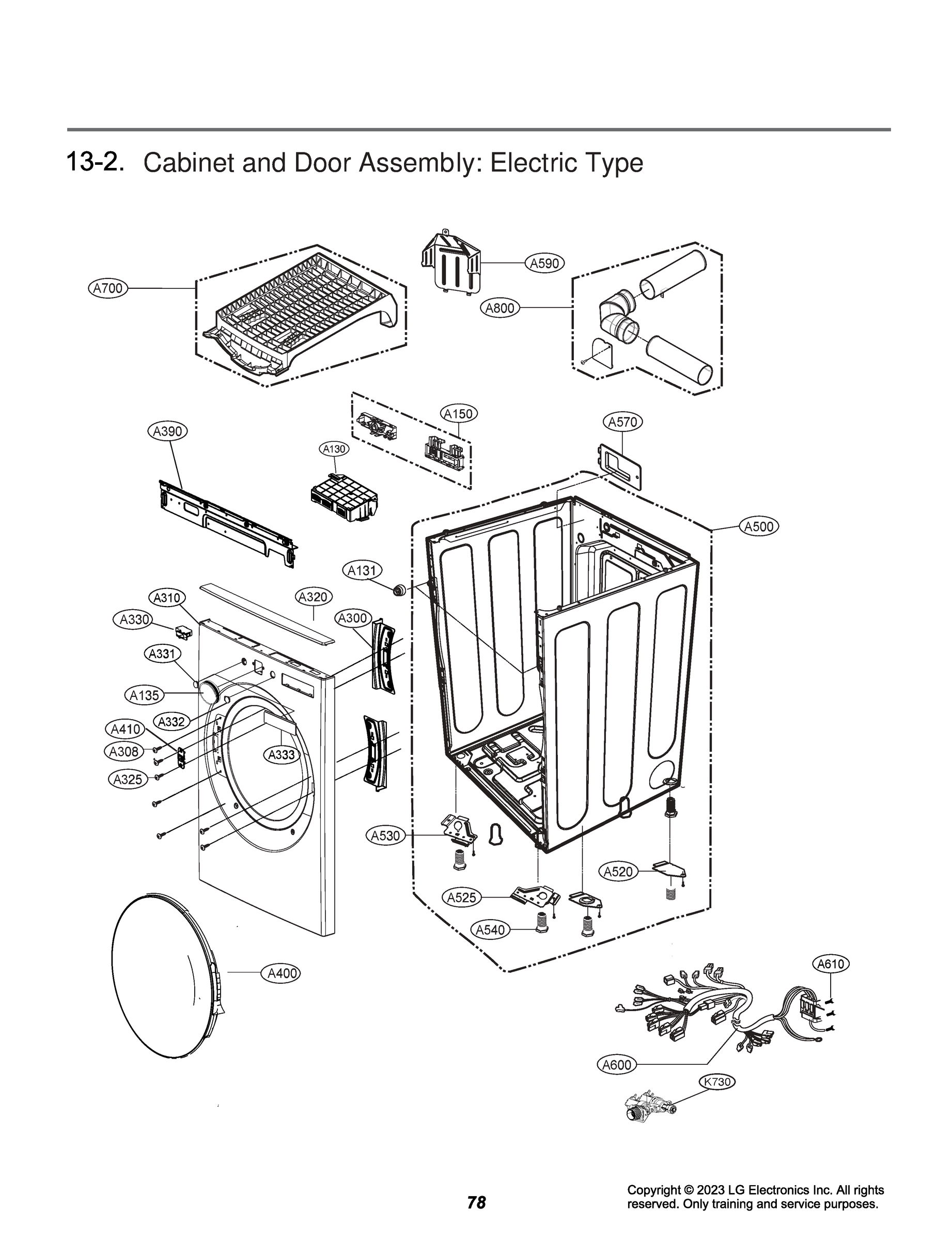 CABINET AND DOOR ASSEMBLY