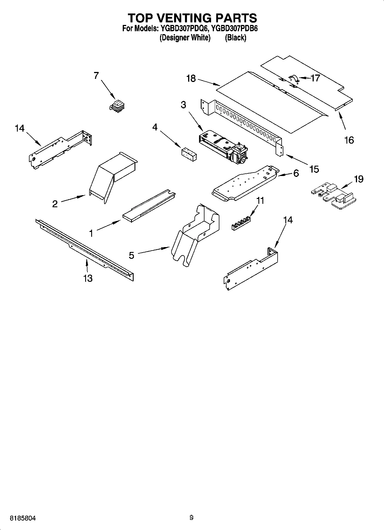 07 - TOP VENTING PARTS, OPTIONAL PARTS