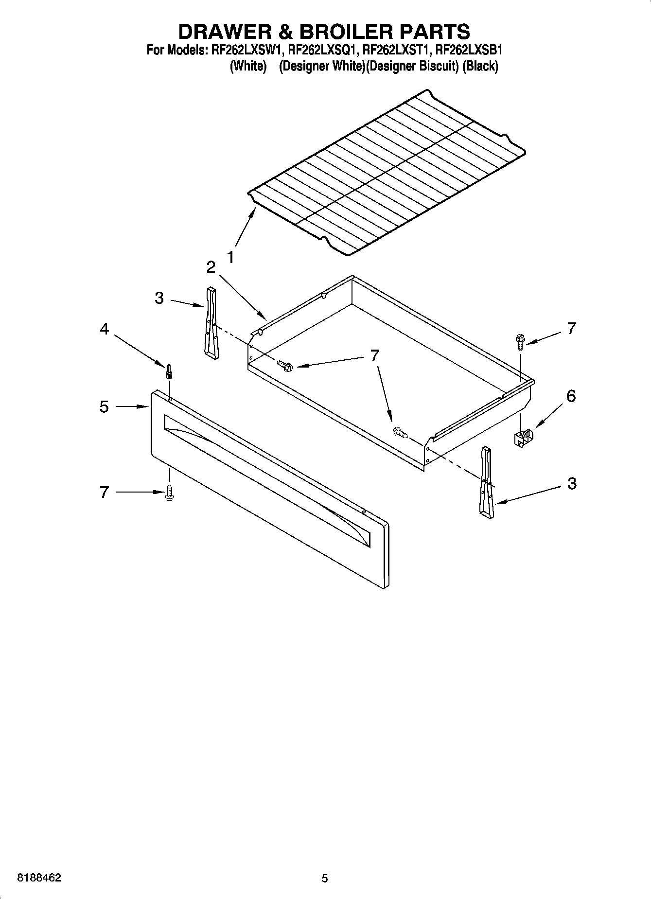 04 - DRAWER & BROILER PARTS