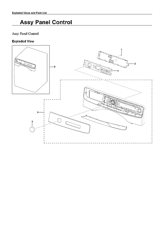 Control Panel Assembly