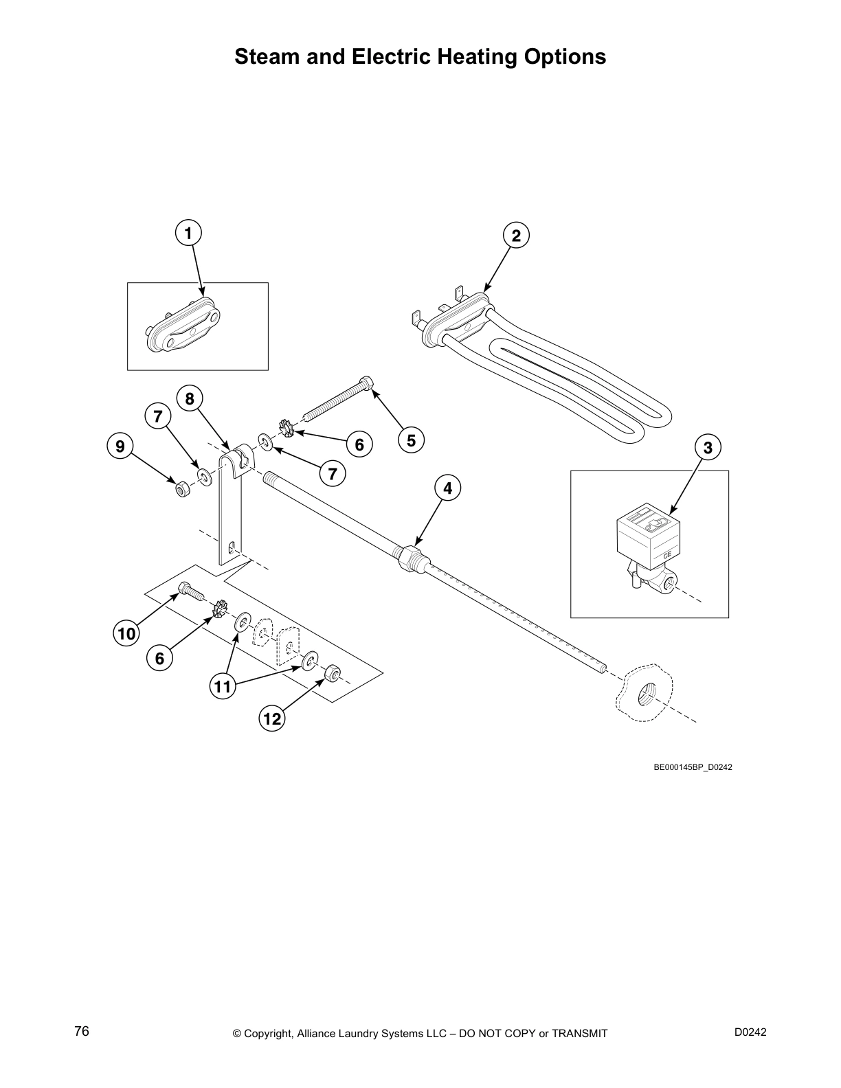Steam and Electric Heating Options