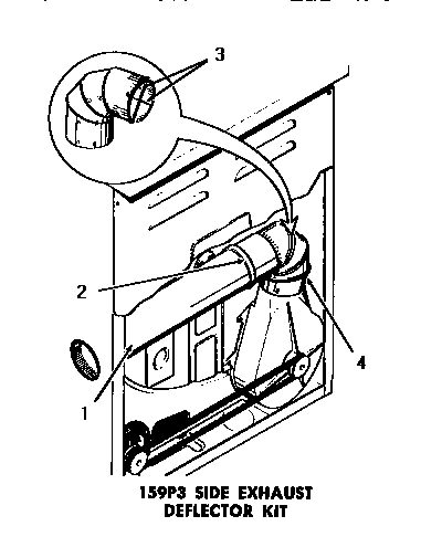 03 - 159P3 SIDE EXHAUST DEFLECTOR KIT