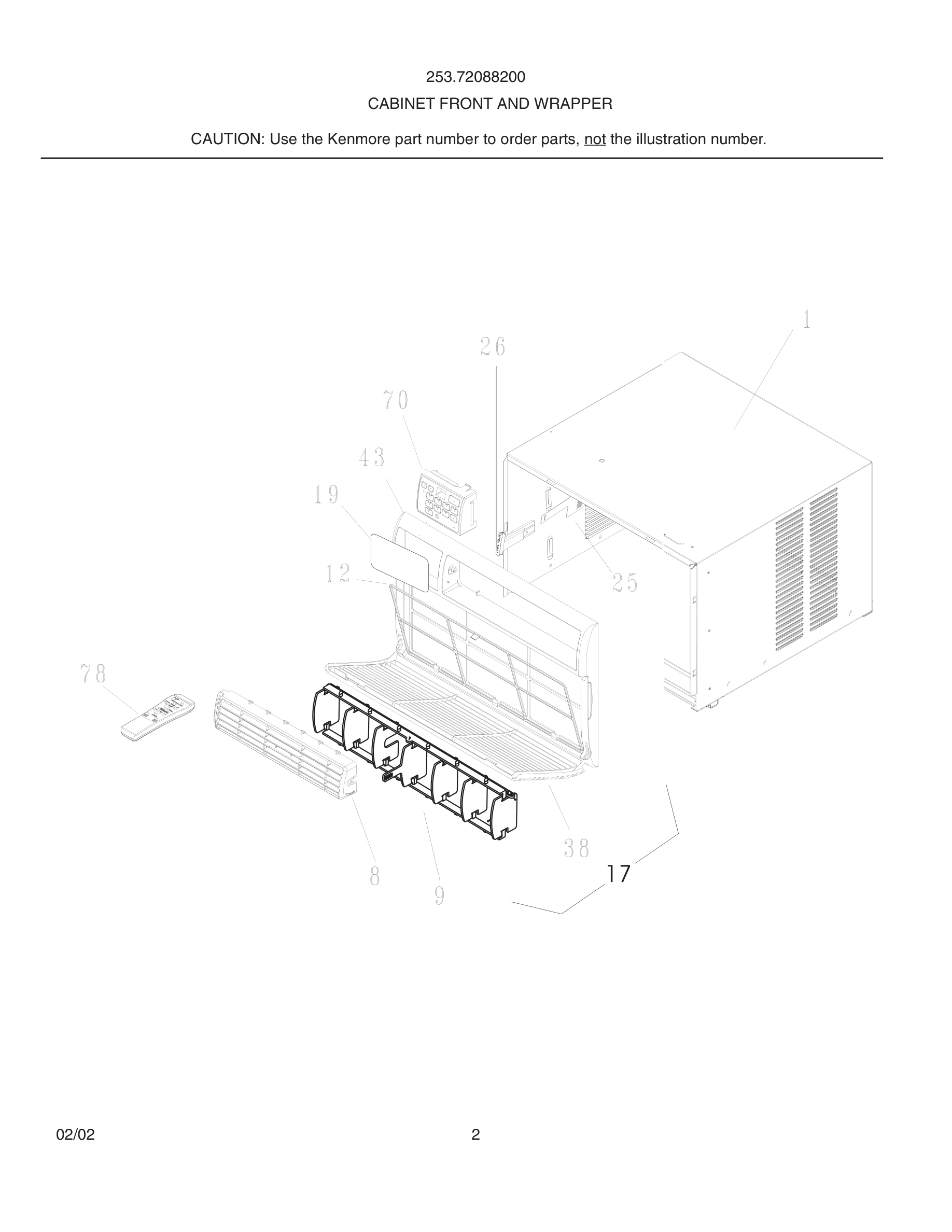 03 - CABINET FRONT AND WRAPPER