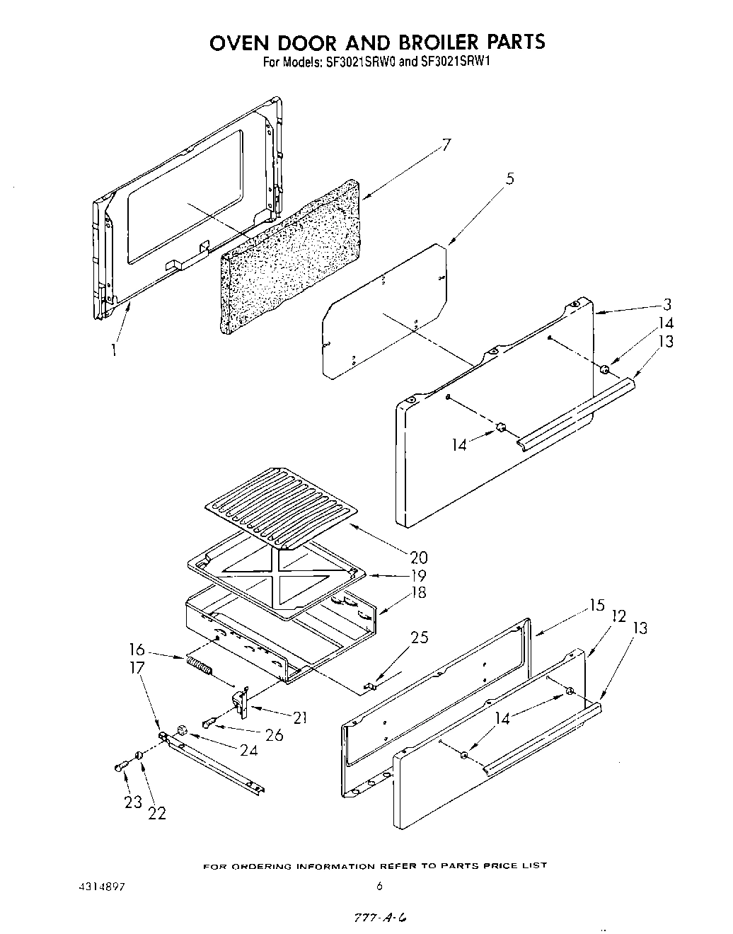 05 - OVEN DOOR AND BROILER