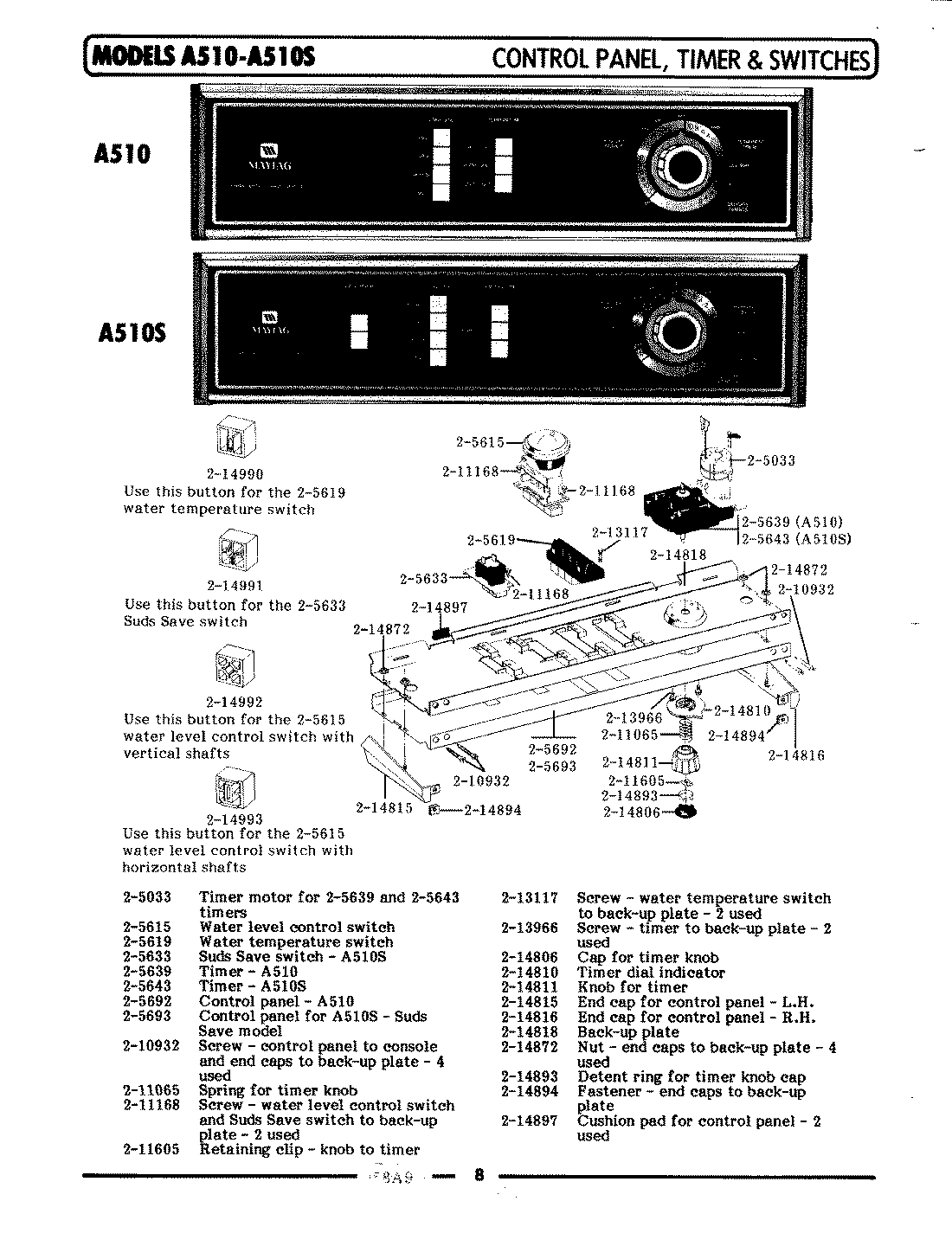 04 - CONTROL PANEL,TIMER & SWITCHES