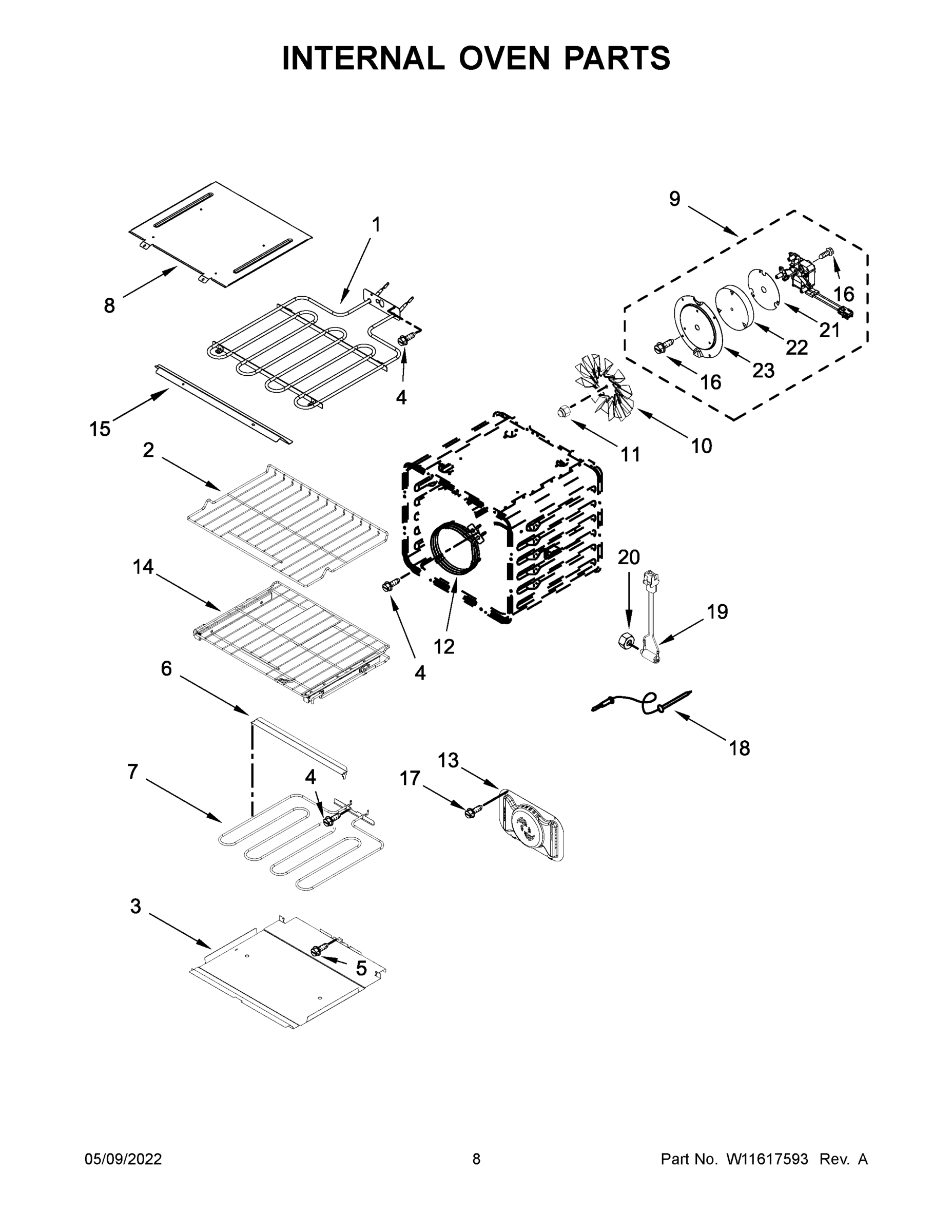 05 - INTERNAL OVEN PARTS