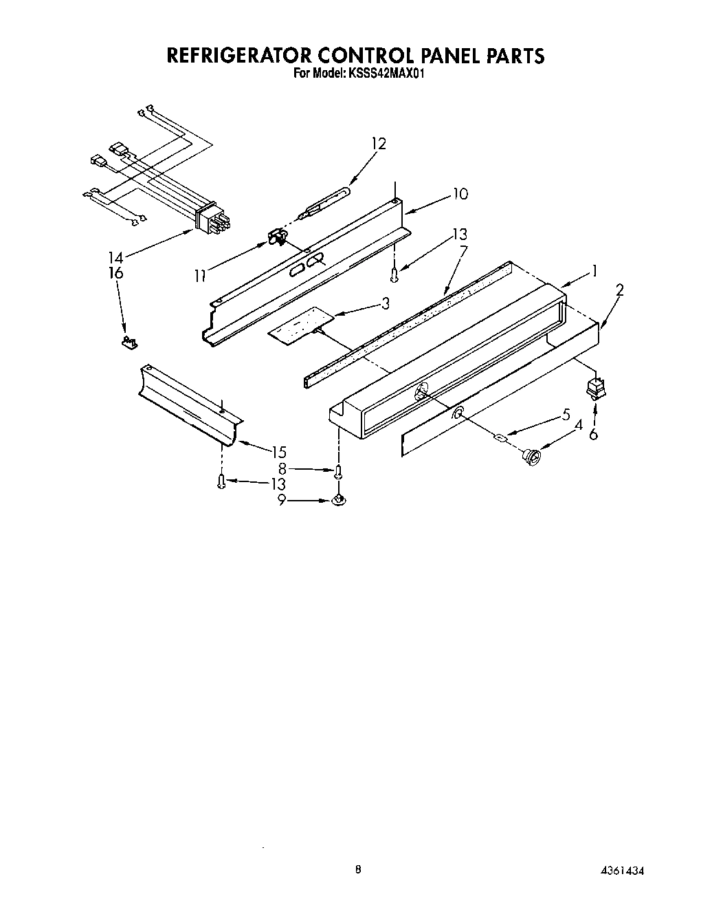 06 - REFRIGERATOR CONTROL PANEL