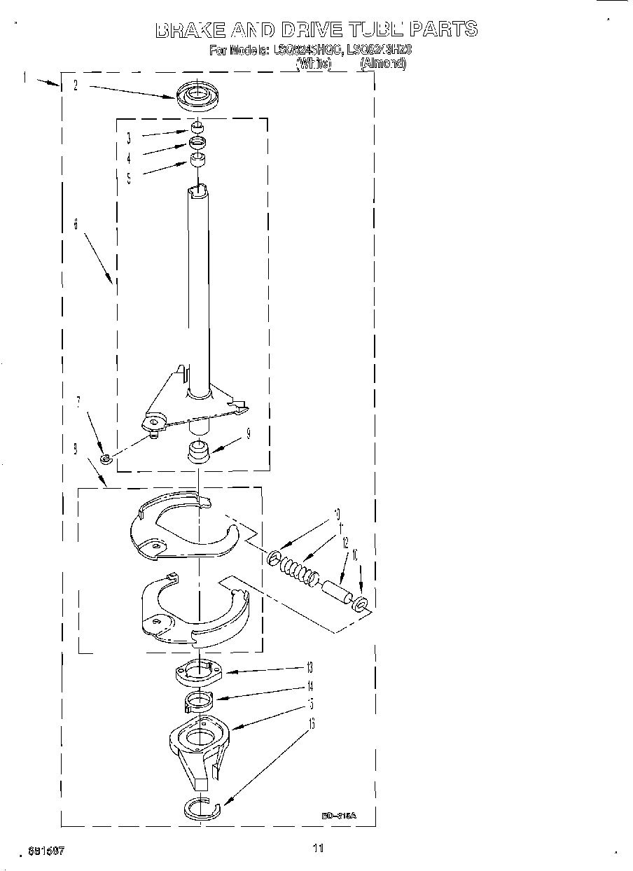 07 - BRAKE AND DRIVE TUBE